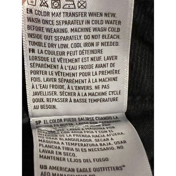 AMERICAN EAGLE Highest Rise 90s Boyfriend Straight Leg Distressed Jeans … - Picture 13 of 16